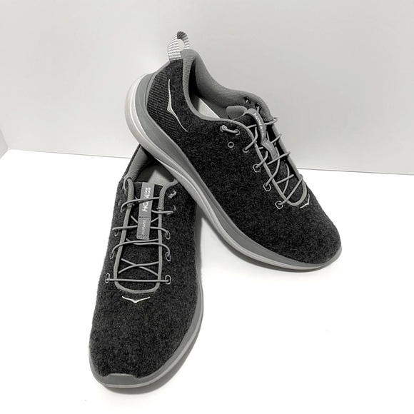 🦅HOKA ONE ONE Hupana Flow Wool Women’s Sneaker w Speed Laces Size 9 EUC - Picture 10 of 15